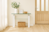 Picture of HORIZON Glass Console Table with High Gloss (White)