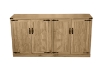 Picture of DORN 4-Door Storage Cabinet with Shelves (Oak)