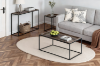 Picture of YERI 3-Piece Modern Industrial Table Set – Coffee, Console & Side Tables
