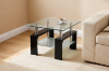 Picture of HORIZON Glass Side Table (Black)