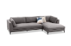 Picture of AMELIE Fabric Sectional Sofa (Dark Grey) - Chaise Facing Right