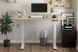 Picture of NEXUS 47" Electric Height Adjustable Standing Desk with LED Display (Light Oak)