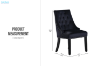 Picture of TOGA High Back Dining Chair (Black)