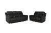 Picture of MARDON Manual Reclining Sofa Range (Dark Grey) - Loveseat (2RR)