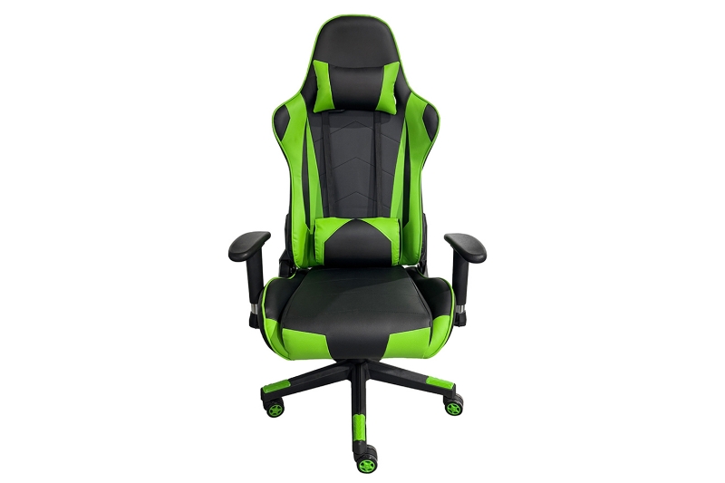 Picture of GAMERZ 360° Swivel Adjustable Height Gaming Recliner Chair  (Green & Black)