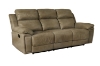 Picture of MARDON Manual Reclining Sofa Range (Light Brown) - Sofa(3RR)