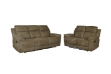 Picture of MARDON Manual Reclining Sofa Range (Light Brown) - Loveseat + Sofa Set