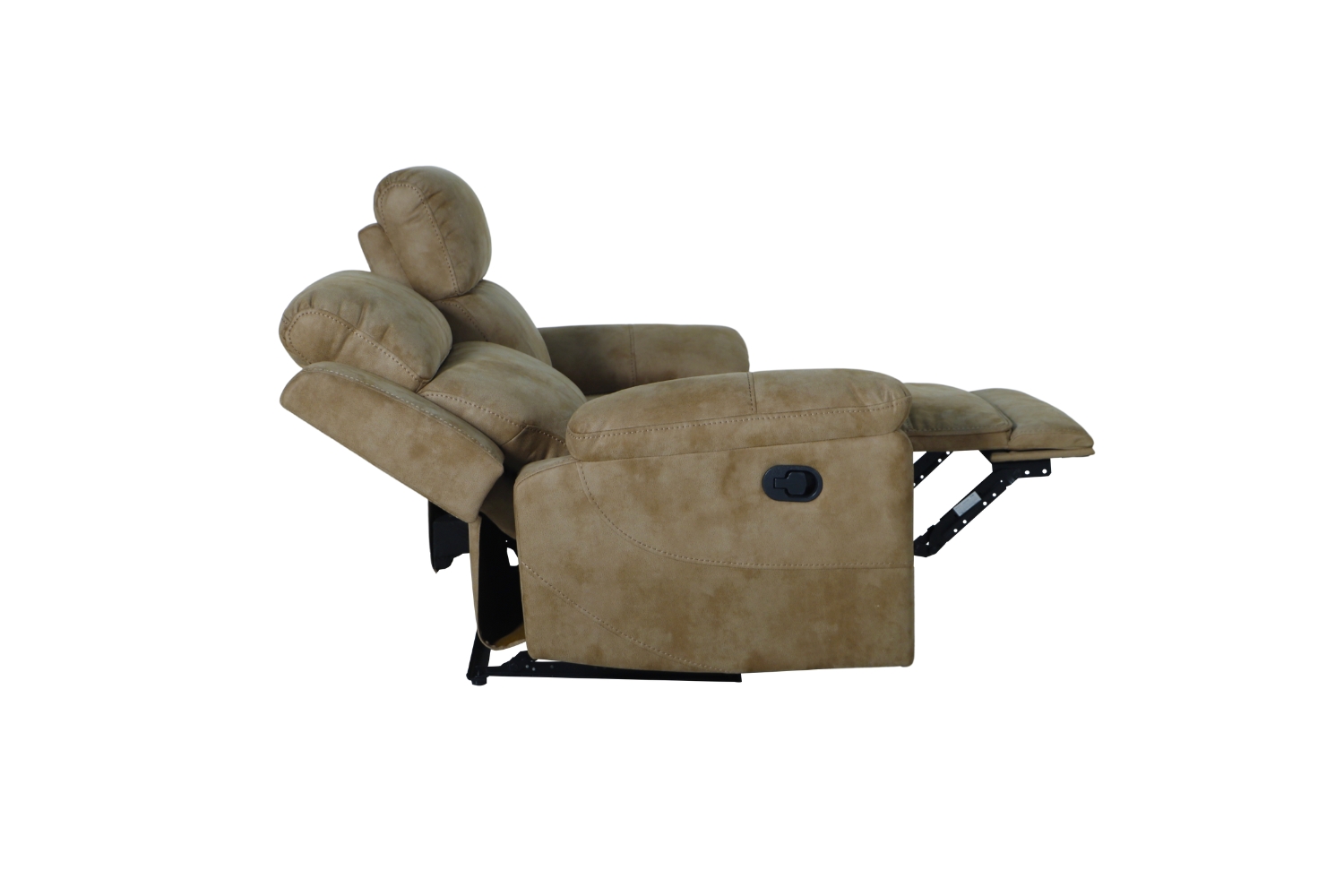 MARDON Manual Reclining Sofa Range (Light Brown) - Loveseat + Sofa Set ...