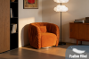 Picture of MOCHA 360° Swivel Feather Filled Farbic Armchair