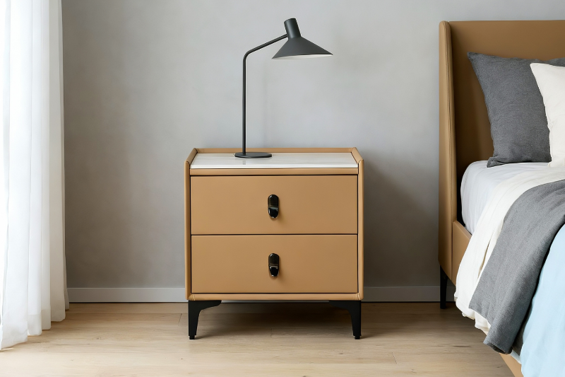 Picture of SHELL DREAM 2-Drawer Nightstand (Brown)