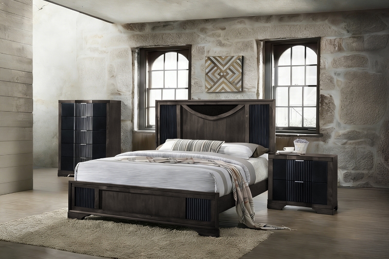 Picture of ORLANDO Bedroom Combo Set in Eastern King Size - 3PC Combo
