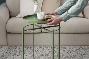 Picture of VENCO Removable Round Tray Side Table 