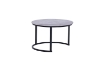 Picture of RADIUS Sintered Stone Table Top Nesting Coffee Table (Grey&Off White)