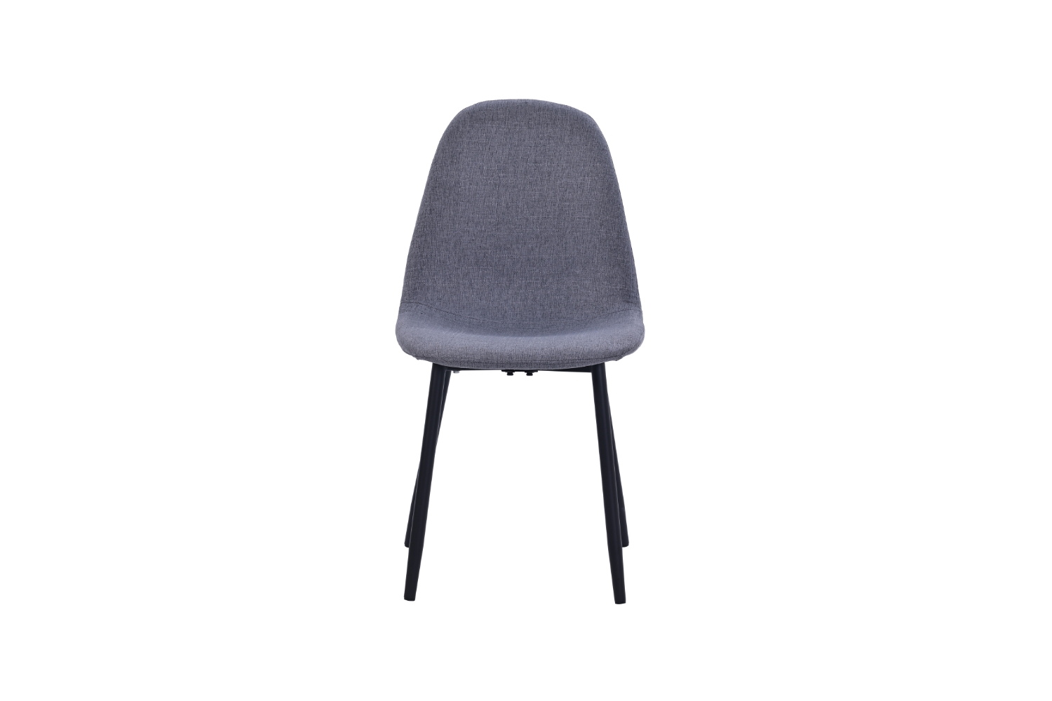 EMBER Dining Chair with Black Metal Legs - 4 Chairs in 1 Carton ...