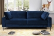 Picture of KASTEN 3 Seater Sofa (Dark Blue) 