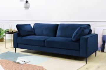 Picture of KASTEN 3 Seater Sofa (Dark Blue) 