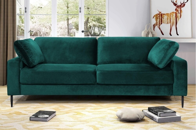 Picture of KASTEN 3 Seater Corduroy Sofa (Green)  