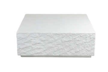 Picture of CORTEN 39.5" Square Fiberglass Coffee Table