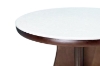 Picture of AURELIO D130 Microcrystalline Stone Top Round Dining Table With Lazy Susan