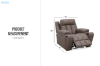 Picture of EVERETT Zero Gravity and Dual Power Reclining Chair with USB / Type-C Charging & Cup Holders