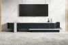 Picture of AURELIO 71"-110" Extension Engineered Stone Top TV Stand with 2-Drawer