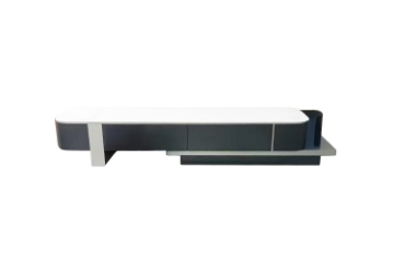 Picture of AURELIO 71"-110" Extension Engineered Stone Top TV Stand with 2-Drawer