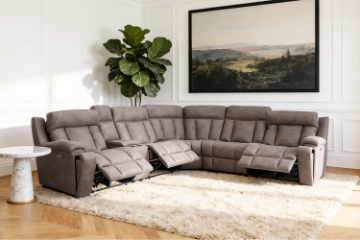 Picture of EVERETT Zero Gravity Power Reclining Sectional Sofa with USB Charging & Cup Holders