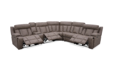 Picture of EVERETT Zero Gravity and Dual Power Reclining Sectional Sofa with USB / Type-C Charging & Cup Holders