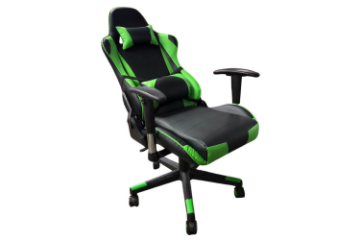 Picture of GAMERZ 360° Swivel Adjustable Height Gaming Recliner Chair  (Green & Black)