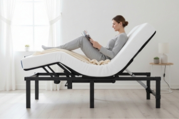 Picture of MOTIONFLEXI Electric Adjustable Bed Base with Memory Foam Mattress Set - Queen Size