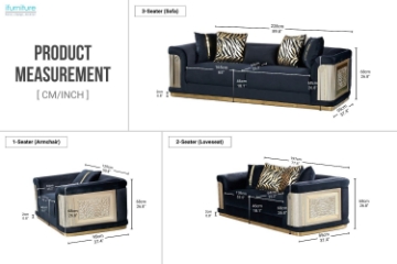 Picture of [FLOOR MODEL CLEARANCE] ANCONA Velvet Armchair/Sofa Chair