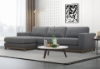 Picture of [FLOOR MODEL CLEARANCE] SIESTA Sectional Sofa (Dark Gray) - Chaise Facing Left