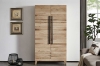 Picture of WALLACE Large Oak Wood  Multifunctional Storage Bar Cabinet