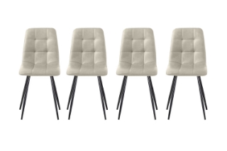 Picture of SAROTO Dining Chair (Creamy White) - 4 Chairs in 1 Carton