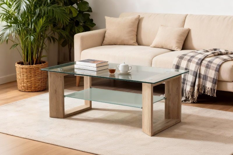 Picture of STARK GLASS COFFEE TABLE