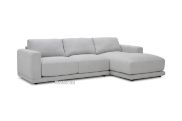 Picture of [FLOOR MODEL CLEARANCE] HUGO Feather Filled Sectional Sofa (Dust, Water & Oil Resistant) - Chaise Facing Right