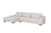 Picture of [FLOOR MODEL CLEARANCE] BROOK Feather Filled Sectional Sofa - Chaise Facing Left