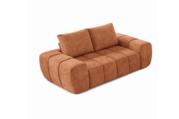 Picture of FABIEN 2-Seater Compressed Fabric Loveseat (Brown)