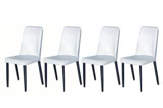 Picture of AINA Dining Chair (Cream White) - Set of 4