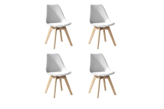 Picture of EFRON Dining Chair (White) - 4PC in 1 Carton