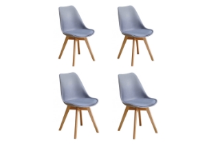 Picture of EFRON Dining Chair (Grey) - 4PC in 1 Carton