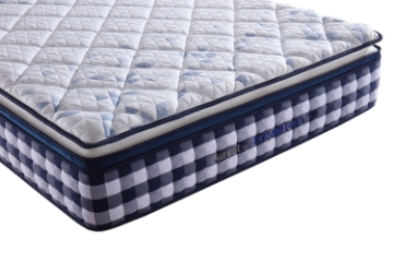 Picture of AUREST 5-Zone Memory Foam Latex Mini Pocket Spring Thick Mattress in Queen/Eastern King Size
