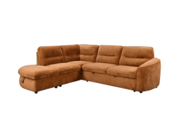 Picture of MIRELLA Sectional Sofa/Sofa Bed with Storage Ottoman - Chaise Facing Left