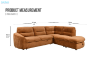 Picture of MIRELLA Sectional Sofa/Sofa Bed with Storage Ottoman - Chaise Facing Right