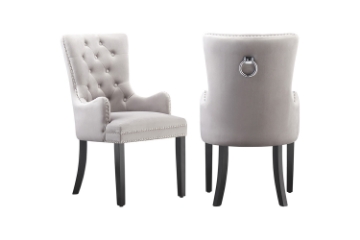 Picture of HALMAR High Back Dining Chair (Light Grey)
