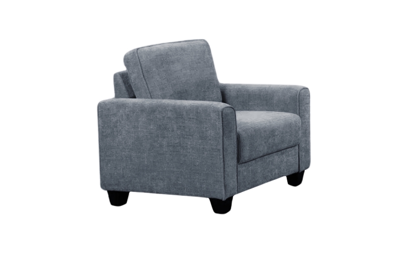 Picture of ANTONIA Fabric Sofa Range (Blue) - 1 Seater (Armchair)