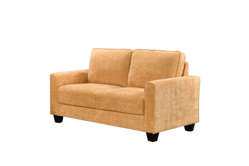 Picture of ANTONIA Fabric Sofa Range (Yellow) - 2 Seater (Loveseat)
