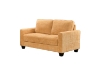 Picture of ANTONIA Fabric Sofa Range (Yellow) - Loveseat + Sofa Set