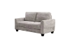 Picture of ANTONIA Fabric Sofa Range (Grey) - Loveseat + Sofa Set