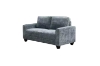 Picture of ANTONIA Fabric Sofa Range (Blue) - Loveseat + Sofa Set